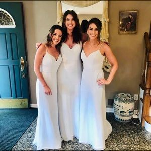 Hayley paige size 6 bridal gown in blue